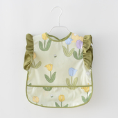 纯棉罩衣儿童吃饭防水防脏围兜 反穿衣宝宝薄款 婴儿无袖 春夏新款