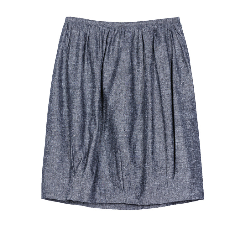 敦系列夏装新款女薄款灰色半身裙包臀裙中裙品牌折扣正品