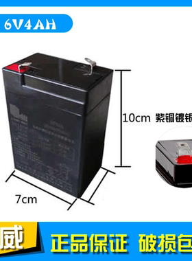 LONGWAY龙威电动车6V4.5ah20hr儿童电动车电瓶遥控玩具车电池通用