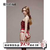 性感蝴蝶结美臀蕾丝镂空内裤 做你 猫：转身沦陷｜新年系列 女