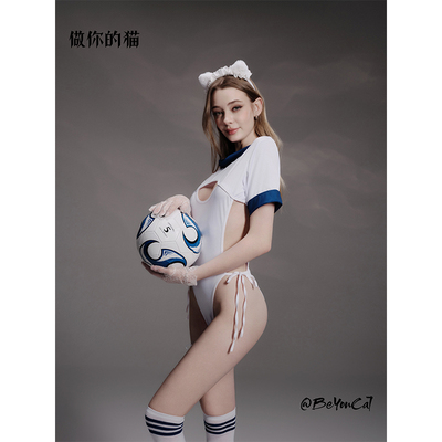 做你的猫：少女的懵懂*日系二次元可爱萌妹清纯校园风绑带连体衣