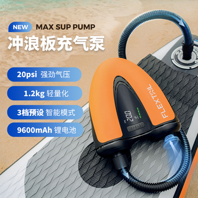 鱼尾SUP桨板充气泵充气帐篷气泵