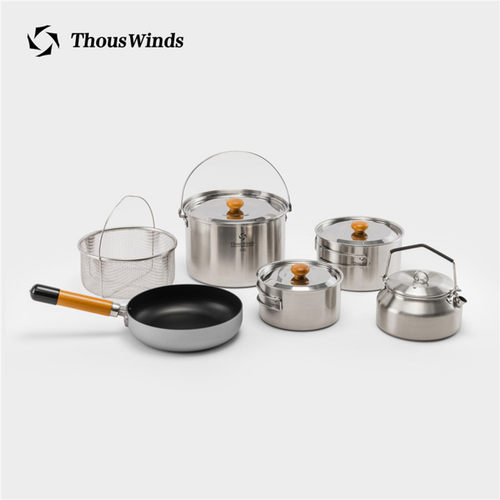 Thous Winds千风露营便携风味套锅水壶户外装备野餐炊具煮煎套锅