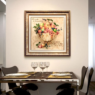 美式 有框画 乡村 现代装 新古典后现代挂画0078 餐厅挂画 饰画 欧式