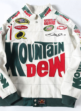 杜戴克2022早春潮牌嘻哈男女刺绣加厚抖音同款棒球服宽松夹克