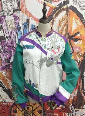 2019新款欧美嘻哈潮牌dj外套男女宽松ins棒球服女酷帅气街头