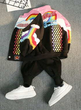 杜戴克儿童外套男童上衣宝宝棒球服