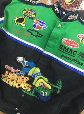 Kelloggs Honey Smacks杜戴克男女潮牌宽松加厚棒球服夹克