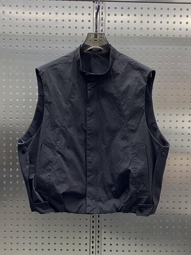 春夏季新款立领马甲男潮牌宽松百搭工装坎肩背心男士无袖上衣外套