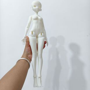四分43厘米3D打印bjd娃娃4分女体素体人偶少女体