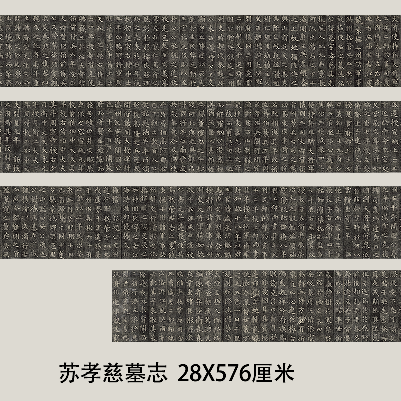 隋苏孝慈墓志名家碑帖