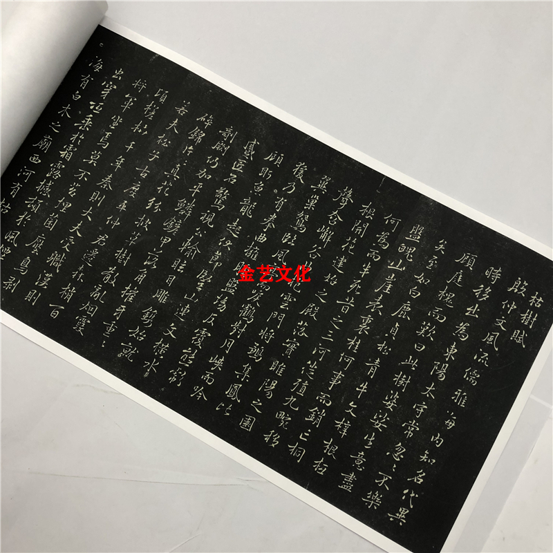 褚遂良行书 枯树赋 防水绢布微喷高清字帖古代名人书法毛笔字临摹