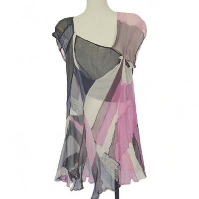 甜美风法式碎花白色不规则连衣裙桑蚕丝长裙小香风吊带连衣裙法式