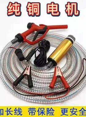 电动抽油泵抽水泵220V48V24V12V柴油尿素泵小潜水泵电瓶车抽油泵