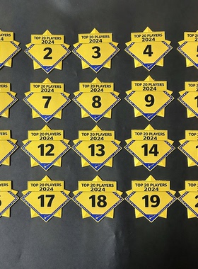 CSTOP奖牌CS周边HLTV复刻品donk s1mple niko同款top奖牌top1奖牌