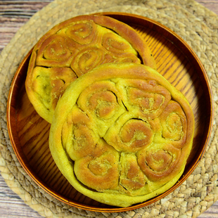 油旋苦豆烙饼北方手工面点油圈儿童老人早餐即食成品面食现做馍馍