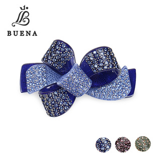 亚克力满钻弹簧夹 丝带扣发夹头饰优雅气质女士发饰 现货批发