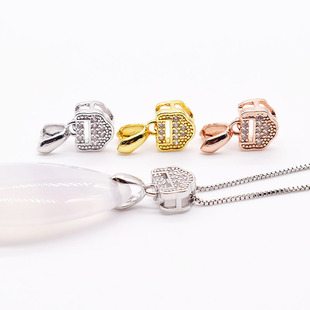 DIY首饰配件微镶 经典款白金色( C138款)