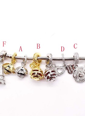 diy微镶经典款手链吊坠