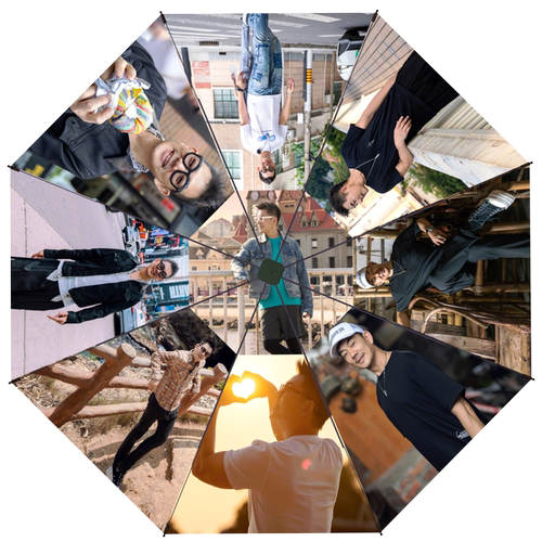 任贤齐宋威龙明星粉丝应援礼物周边三折叠全自动晴雨两用伞防晒