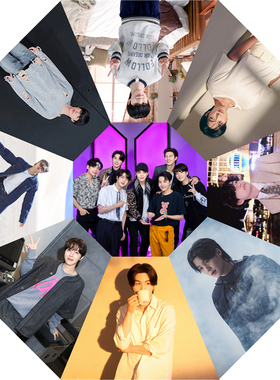 BTS防弹少年团韩国晴雨伞明星周边礼物学生应援全自动晴雨防晒伞