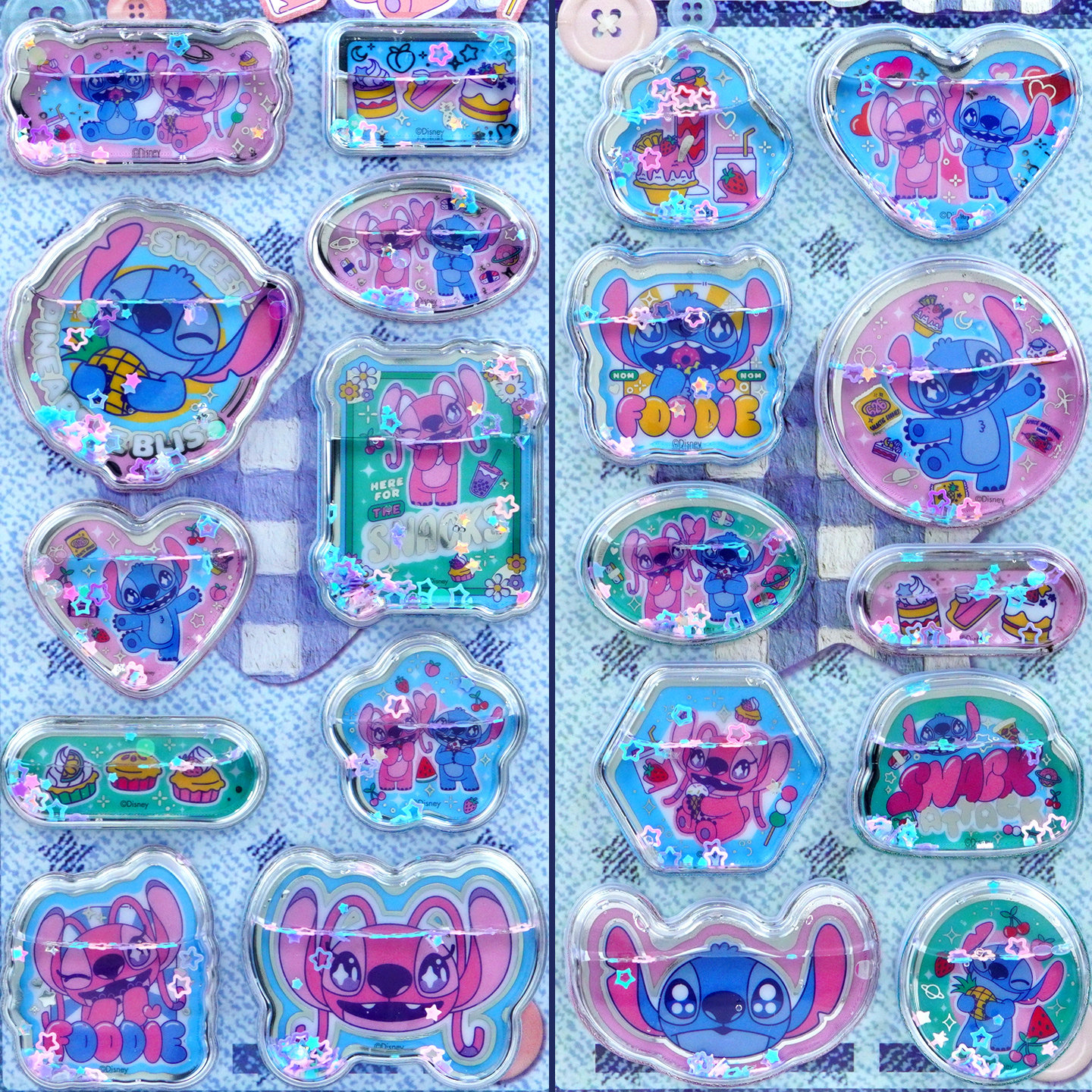 正版史迪奇3d立体注水摇摇贴纸儿童卡通水晶流沙手机壳装饰贴画,玩具/童车/益智/积木/模型,贴纸,淘宝优惠券,粉丝福利购,淘宝优惠卷