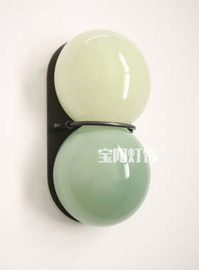 Twin Sconce法式奶油风中古壁灯 民宿酒店卧室客厅过道走廊镜前灯