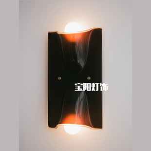 中古风客厅壁灯 Calle 法式 Sconce 酒店别墅彩色卧室床头灯 Wall