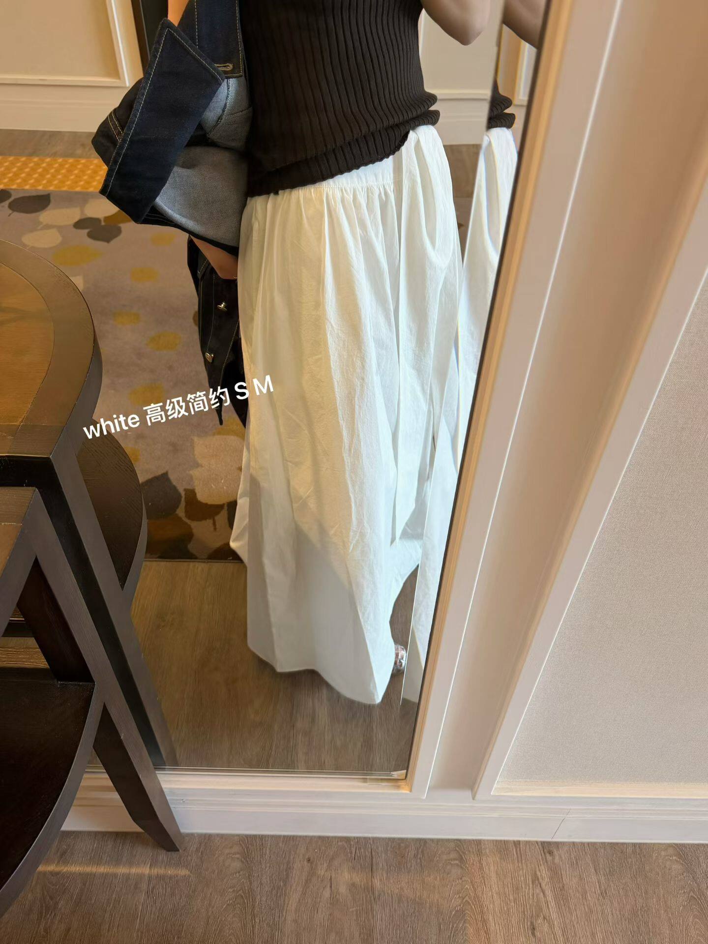 韩国东大门正品女装 春夏季新高品质系带时髦洋气长款百褶半身裙