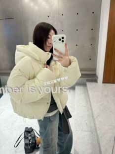 韩国东大门正品女装2025新百搭连帽宽松长袖羽绒服女上衣外套休闲
