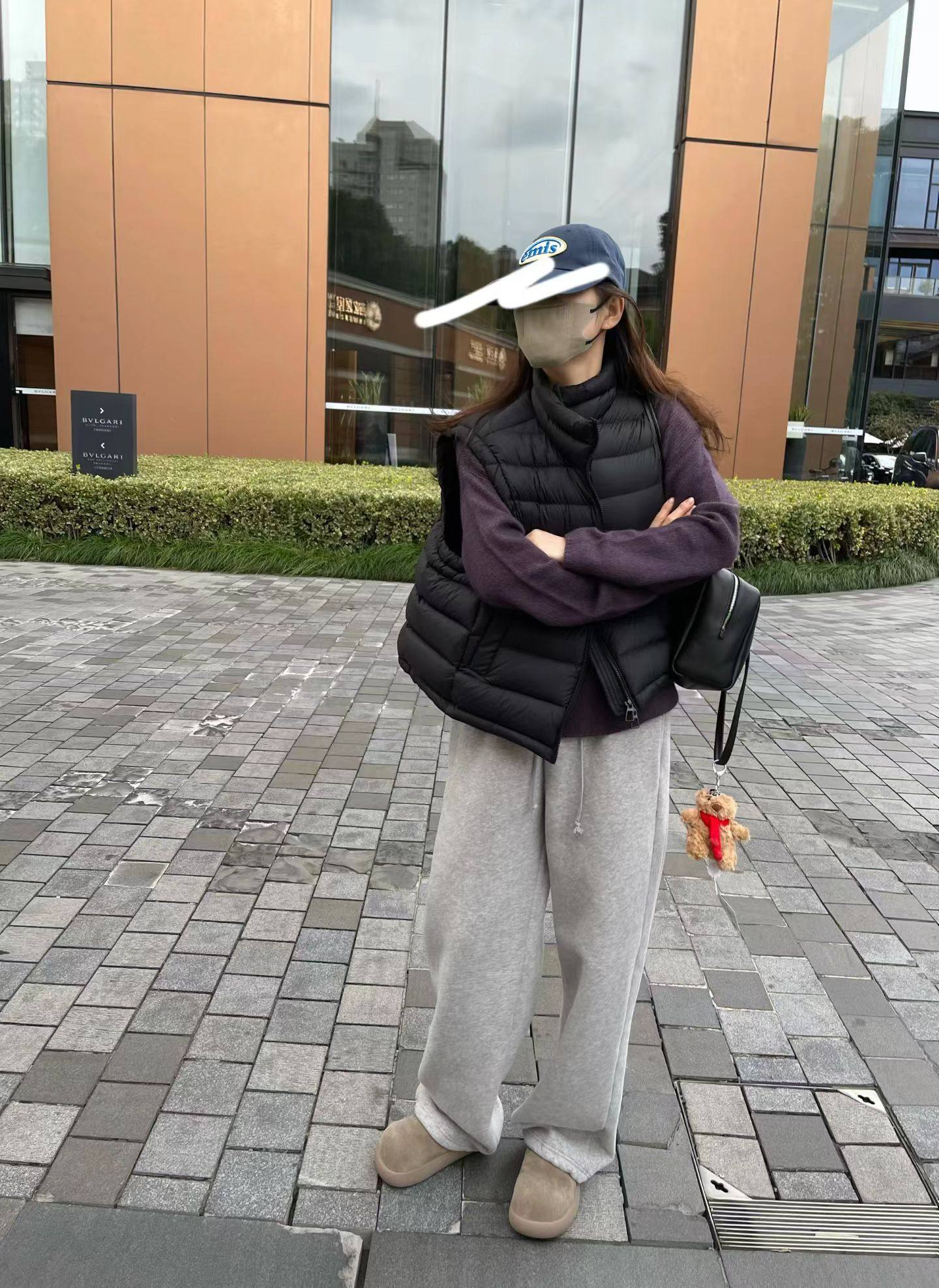 韩国东大门正品百搭立领排骨宽松拉链羽绒服马甲女上衣保暖轻薄
