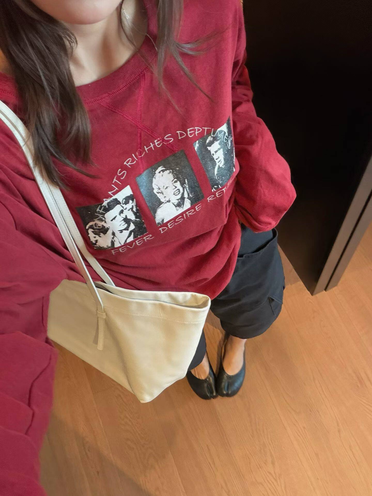 韩国东大门正品女装2026秋季新款百搭显瘦圆领长袖印花T恤上衣