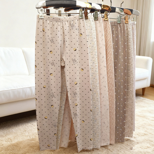 纯棉秋裤 初高中学生少女线裤 女士春秋冬季 大码 打底内穿 保暖裤 新款