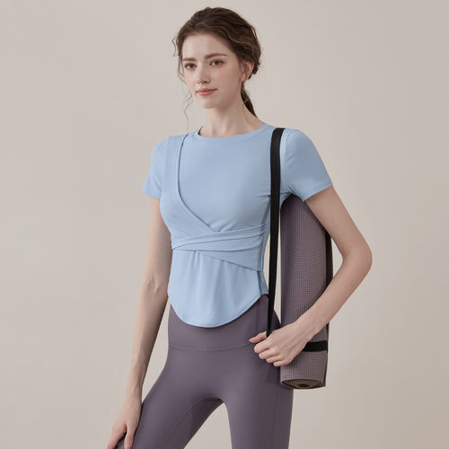 瑜伽服女2025新款长袖秋冬运动上衣跑步健身紧身普拉提训练服套装