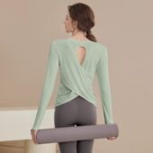 跑步普拉提健身服套装 宽松显瘦运动上衣长袖 女 2025新款 瑜伽服罩衫