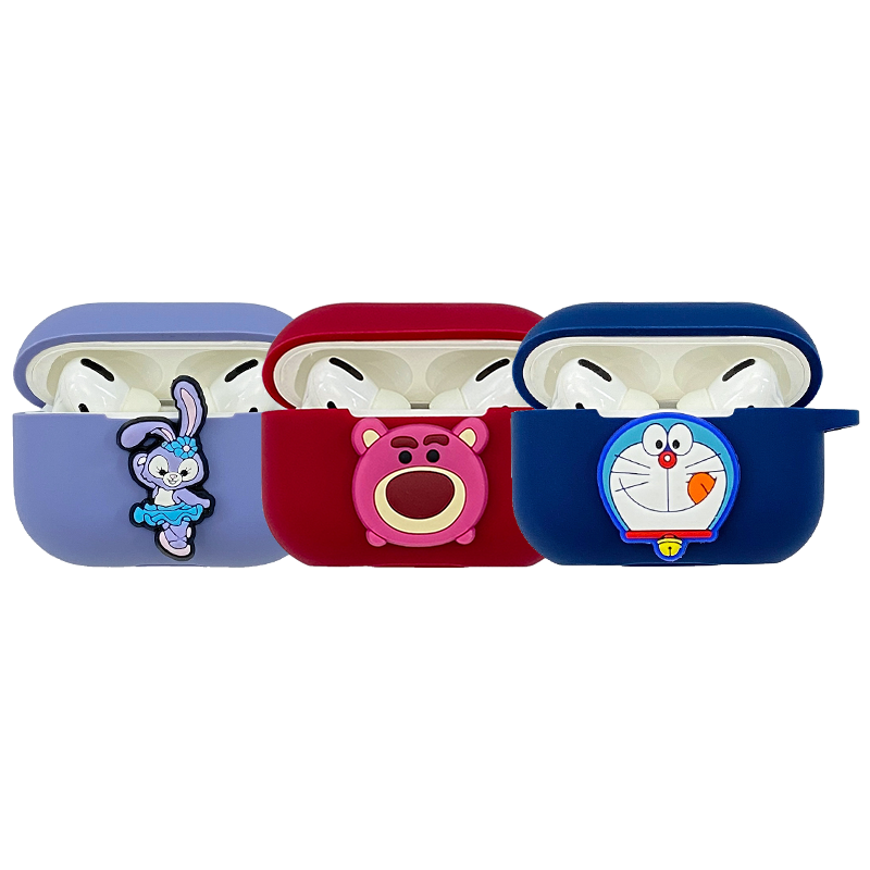 个性潮牌卡通适用AirPods4耳机保护套硅胶苹果AirPods Pro2耳机套AirPods3耳机壳防摔airpods