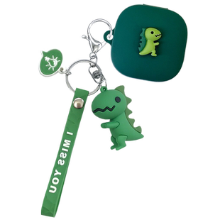 卡通小恐龙适用QCY T13 ANC蓝牙耳机保护套QCY T13X耳机壳T13 ANC充电仓外壳qcyt13硅胶套t13anc防摔软壳可爱