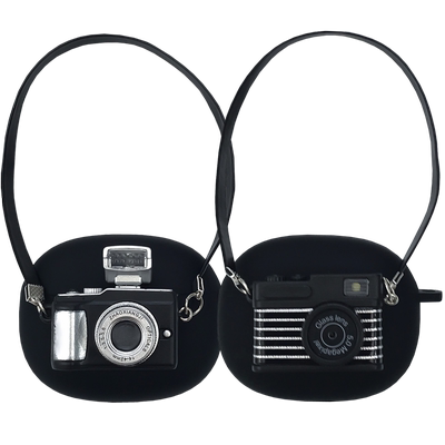 荣耀耳机保护套硅胶软壳复古相机