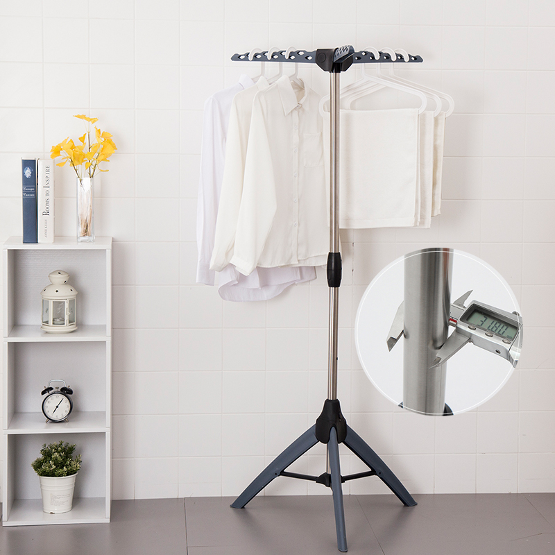 歐潤哲落地三腳晾衣架陽臺