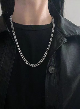 古巴钛钢不掉色嘻哈项链