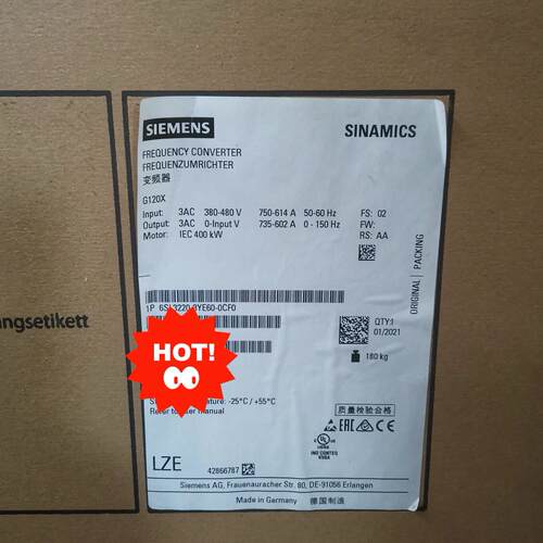 议价6SL3220-3YE40-0UB0 变频器 G120X 工业工控配件维修