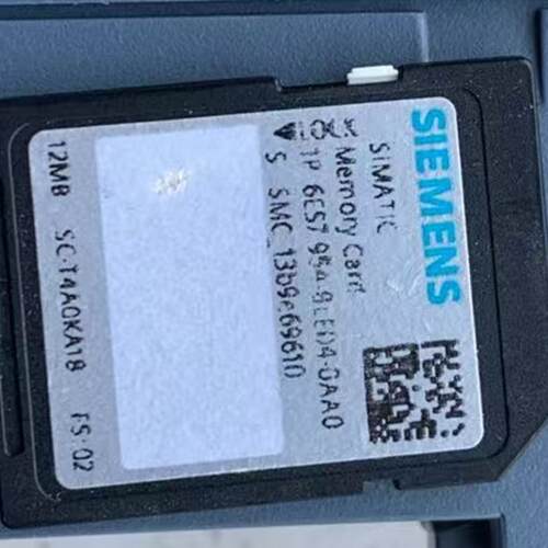 议价6ES7 954-8LE04-0AA0 工控存储卡 12M维修