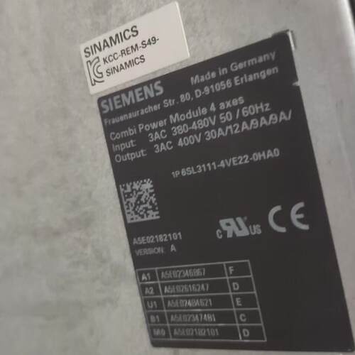 议价6SL3111-4VE22-0HA0 组合功率模块 四轴工控自动化配件维修