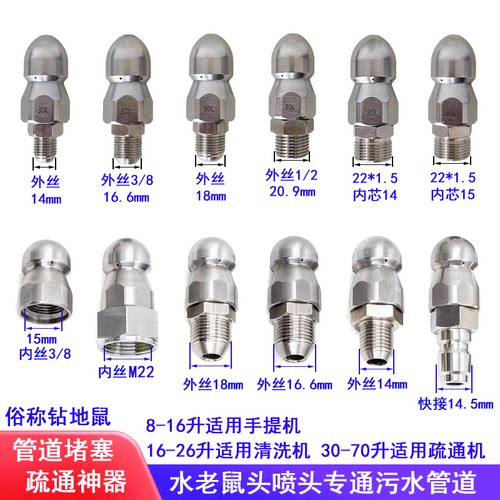 水老鼠头疏通神器下水管道疏通