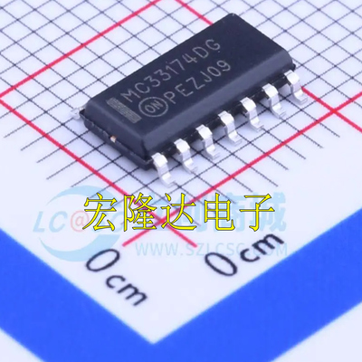 MC33174DR2G MC33174 封装SOP14 通用运算放大器芯片IC进口原装