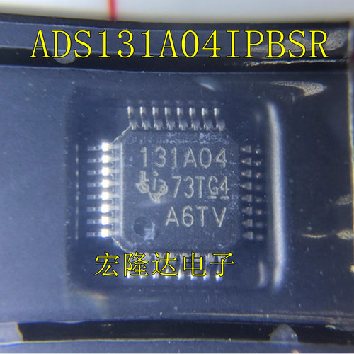 ADS131A04IPBSR 丝印131A04 TQFP-32 24位模数转换器芯片ADC原装