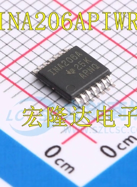 INA206AIPWR INA206 贴片TSSOP14 集成电路芯片IC 全新原装