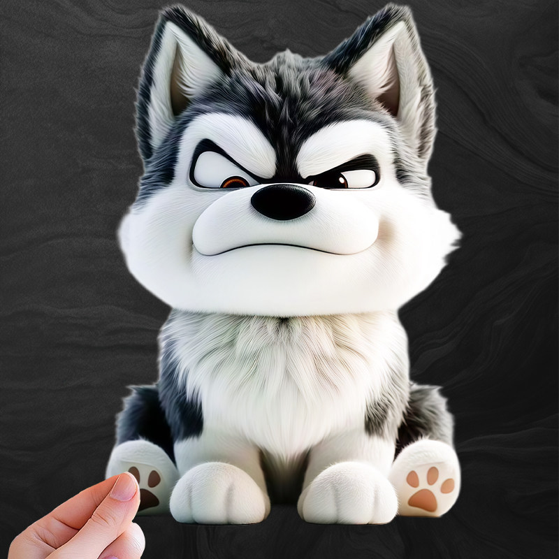 卡通哈士奇汽车装饰贴纸三角窗全车贴可爱搞怪创意车身贴,汽车用品/电子/清洗/改装,汽车装饰贴/反光贴,淘宝优惠券,粉丝福利购,淘宝优惠卷