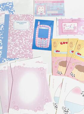 【分装现货】韩国lovethings手账封面布丁便签贴ins咕卡贴纸多款