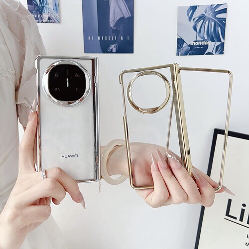 电镀透明全包铰链防摔硬壳